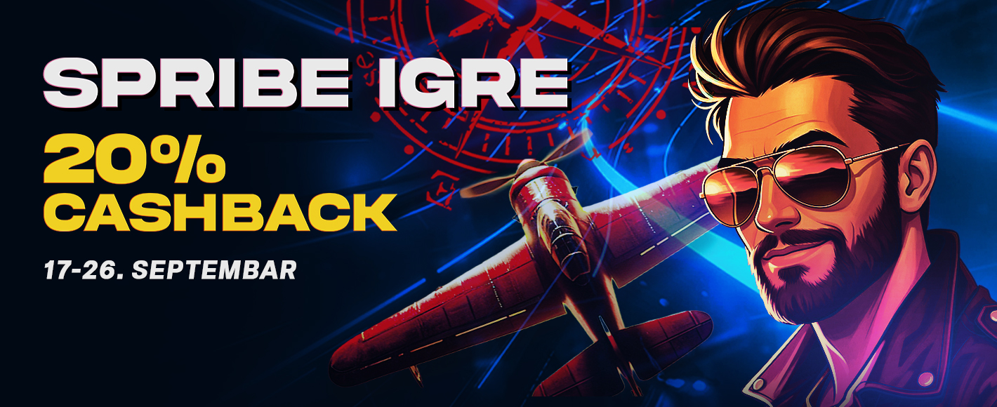 Spribe igre 20% Cashback